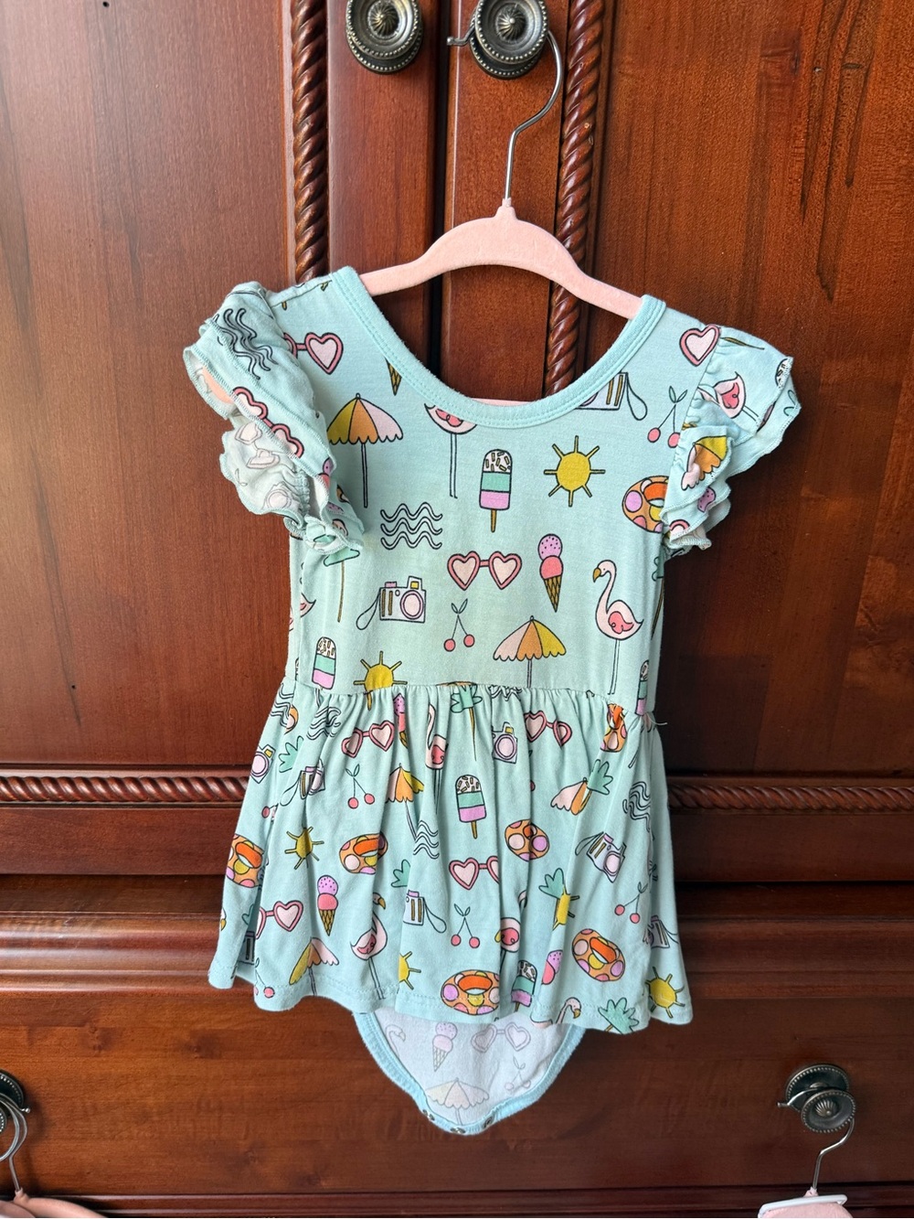Little Sleepies twirl Dress with bodysuit